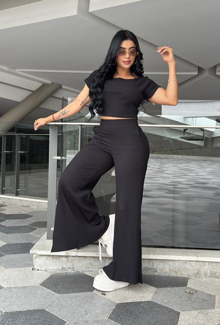 Set Palazzo Rib de 2 Piezas