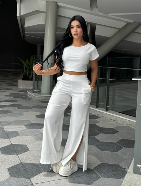 Set Palazzo Rib de 2 Piezas