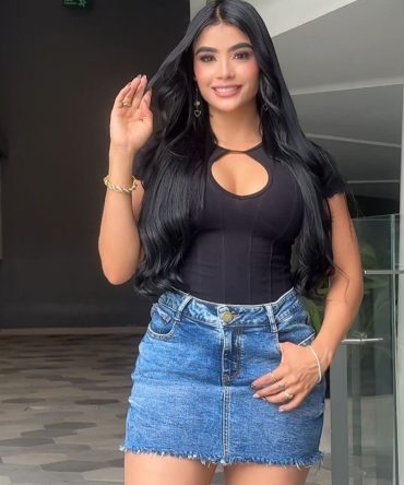 Minifalda indigo clasica